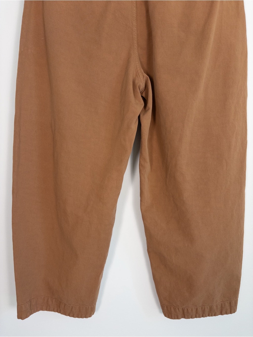 Everlane The Everywhere Barrel Pant Brown Cotton and Linen Blend - Picture 6 of 10